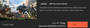 ARK: SURVIVAL EVOLVED IS FREE ON EPIC GAMES STORE - 2020